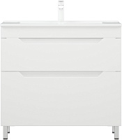 Corozo Тумба с раковиной Юта 85 Z2 белая